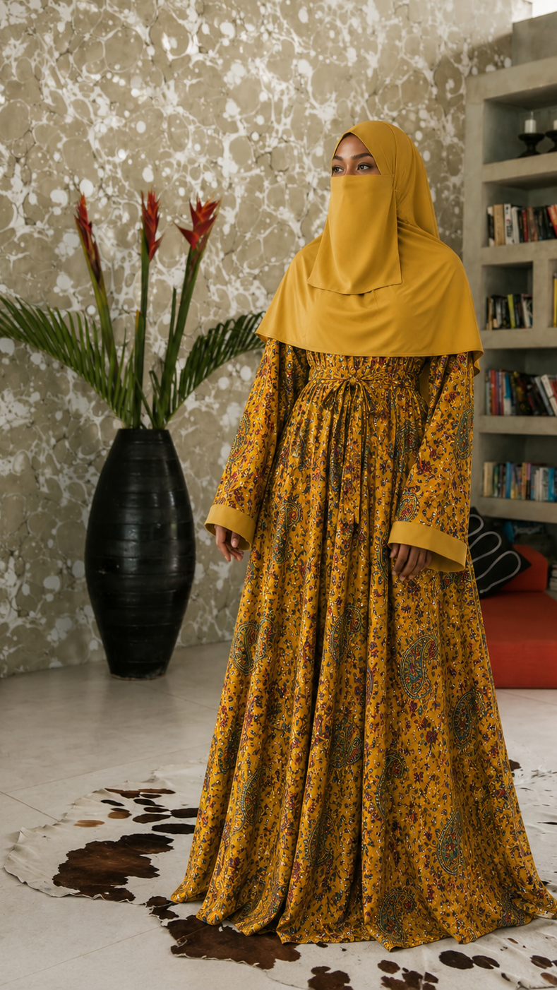 Bayisli (Paisley) Burgundy | Raha
