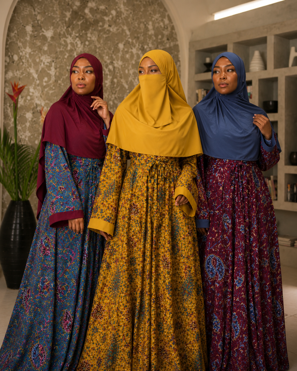 Bayisli (Paisley) Burgundy | Raha