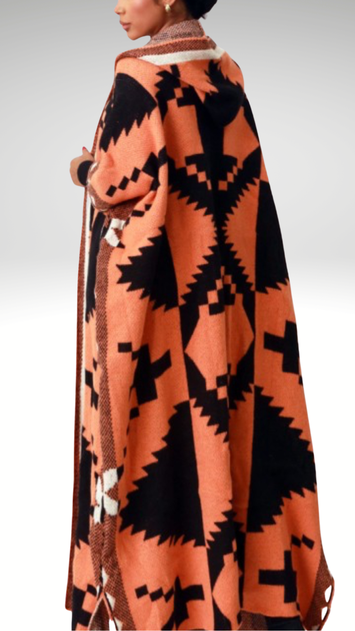 AZTEC BLACK / WHITE CARDIGAN