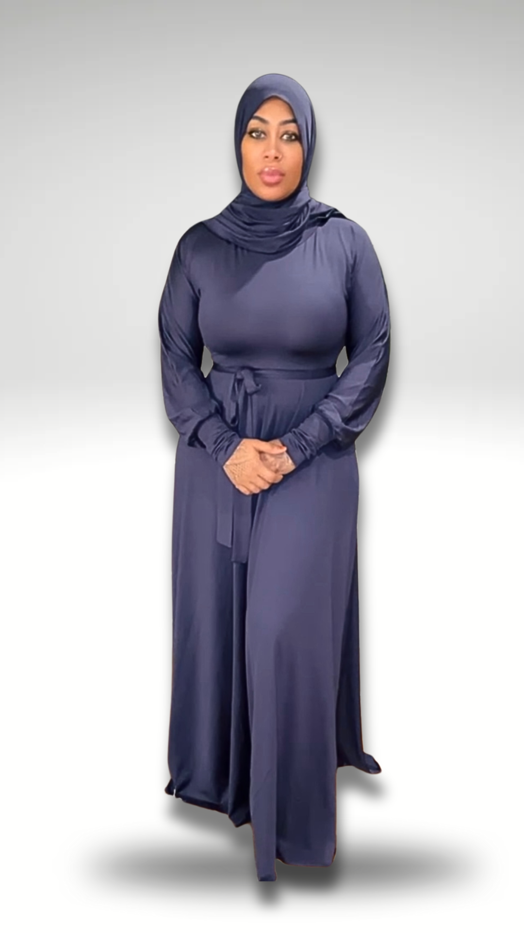 Raha 3 Piece Abaya Royal Blue