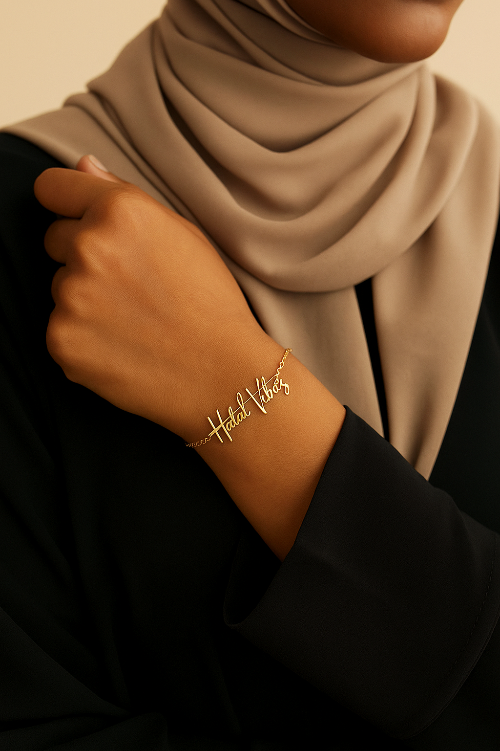 “Halal Vibez” Gold Plated Bracelet