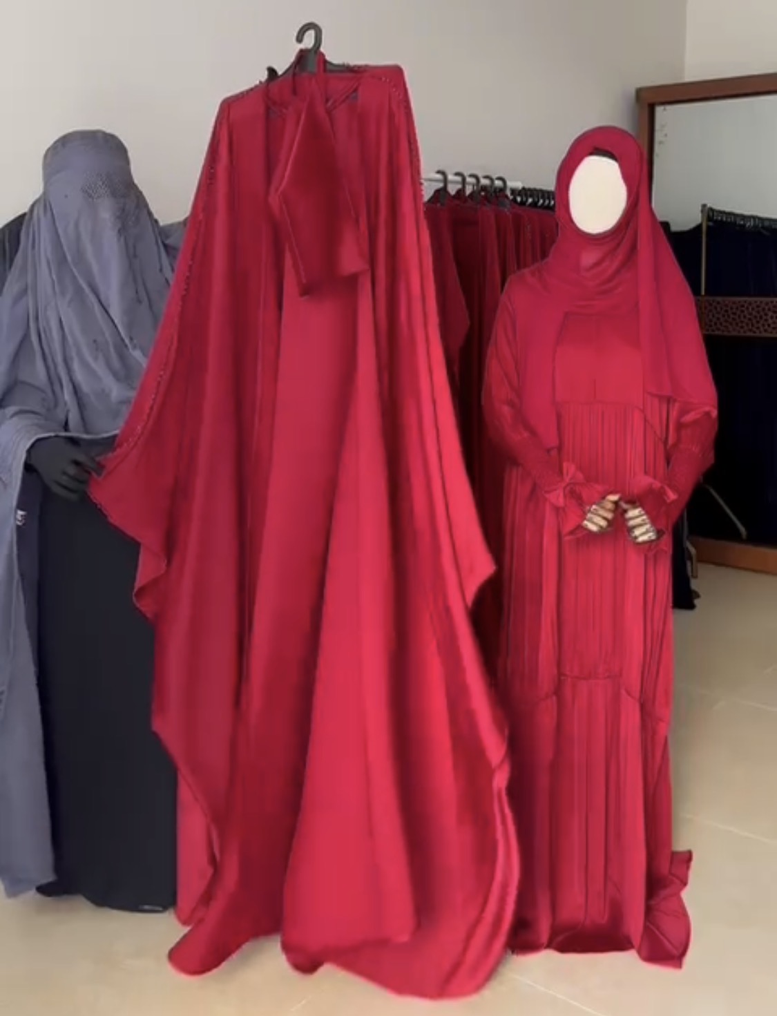 Nusaybah Abaya – Luxury Satin Modest Abaya